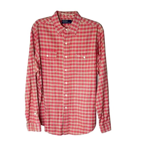 RALPH LAUREN Polo Button Down Shirt Size L - Picture 1 of 5